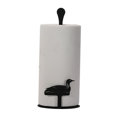 Village Wrought Iron Village Wrought Iron PT-C-116 Paper Towel Holder - Loon-Duck Silhouette PT-C-116